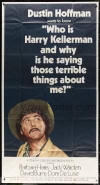 3w0507 WHO IS HARRY KELLERMAN 3sh 1971 Dustin Hoffman in cowboy hat wants to know!