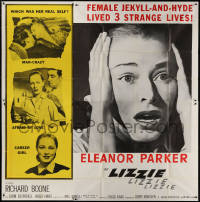 3w0173 LIZZIE 6sh 1957 Eleanor Parker as female Jekyll & Hyde times three, which was her real self?