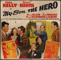 3w0184 MY SON, THE HERO 6sh 1943 Edgar Ulmer screwball rip-off of Lady For a Day, great art!