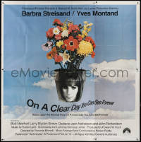3w0187 ON A CLEAR DAY YOU CAN SEE FOREVER 6sh 1970 cool image of Barbra Streisand in flower pot!