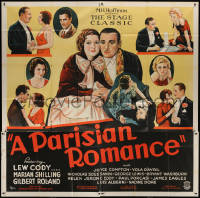3w0191 PARISIAN ROMANCE 6sh 1932 Lew Cody, Marian Shilling & Gilbert Roland in love triangle!