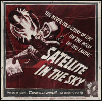 3w0201 SATELLITE IN THE SKY 6sh 1956 English, the never-told story of life on the roof of the Earth!