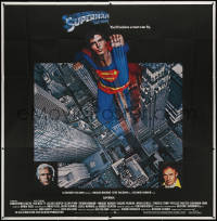 3w0208 SUPERMAN 6sh 1978 hero Christopher Reeve flying from Metropolis, Gene Hackman, Marlon Brando