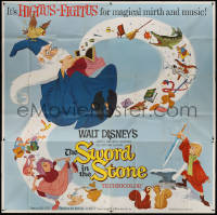 3w0209 SWORD IN THE STONE 6sh 1964 Disney's cartoon story of King Arthur & Merlin the Wizard!