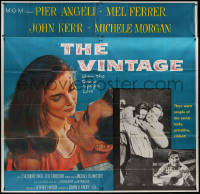 3w0216 VINTAGE 6sh 1957 pretty Pier Angeli, Mel Ferrer, lusty, violent, primitive!