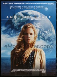3w1203 ANOTHER EARTH French 1p 2011 c/u of beautiful Brit Marling with planet & ocean background!