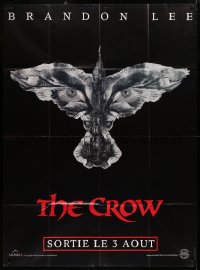 3w1250 CROW teaser French 1p 1994 Brandon Lee's final movie, believe in angels, cool image!