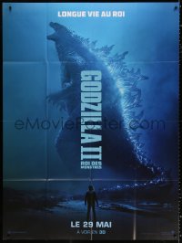 3w1287 GODZILLA: KING OF THE MONSTERS teaser French 1p 2019 great full-length image of the creature!