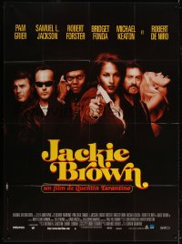 3w1320 JACKIE BROWN French 1p 1998 Quentin Tarantino, Pam Grier, Samuel L. Jackson, De Niro, Fonda
