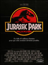 3w1322 JURASSIC PARK French 1p 1993 Steven Spielberg, Richard Attenborough creates dinosaurs!