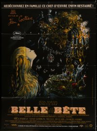 3w1329 LA BELLE ET LA BETE French 1p R2013 from Jean Cocteau's classic fairy tale, cool Malcles art!