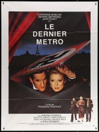 3w1335 LAST METRO French 1p 1980 Catherine Deneuve, Gerard Depardieu, Francois Truffaut