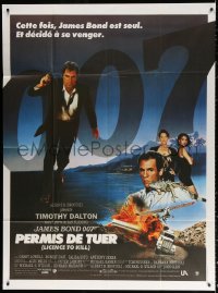 3w1342 LICENCE TO KILL French 1p 1989 Timothy Dalton as James Bond 007, he's out for revenge!