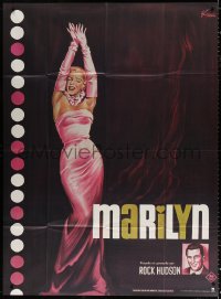 3w1351 MARILYN French 1p R1982 sexy full-length art of young Monroe by Boris Grinsson!