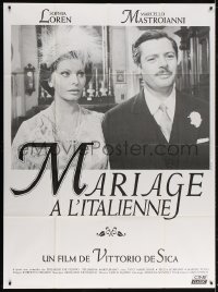 3w1352 MARRIAGE ITALIAN STYLE French 1p R2000s de Sica's Matrimonio all'Italiana, Loren, Mastroianni