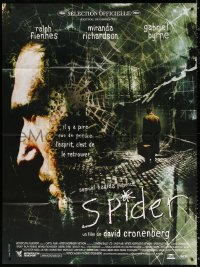 3w1408 SPIDER French 1p 2002 David Cronenberg, Ralph Fiennes, Miranda Richardson, cool web image!