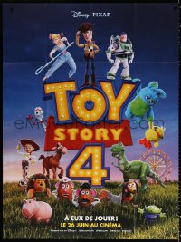 3w1421 TOY STORY 4 advance French 1p 2019 Walt Disney, Pixar, Woody, Lightyear & cast!