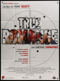 3w1424 TRUE ROMANCE French 1p 1993 Christian Slater, Patricia Arquette, written by Quentin Tarantino