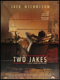 3w1426 TWO JAKES French 1p 1991 different image of Jack Nicholson sitting at his desk!