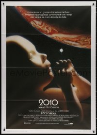 3w0992 2010 Italian 1p 1985 year we make contact, sequel to 2001: A Space Odyssey, starchild art!