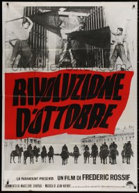 3w0294 OCTOBER REVOLUTION Italian 1p 1967 historical documentary about Russian communist uprising!