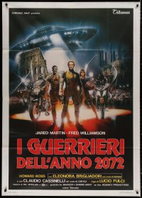 3w0310 ROME 2072 AD: THE NEW GLADIATORS Italian 1p 1983 Lucio Fulci, cool Enzo Sciotti sci-fi art!
