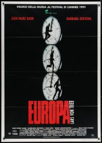 3w1144 ZENTROPA Italian 1p 1991 Lars Von Trier's Europa, Jean-Marc Barr, Barbara Sukowa, rare!