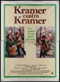 3w0083 KRAMER VS. KRAMER Italian 2p 1980 Dustin Hoffman, Meryl Streep, child custody & divorce!