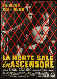 3w0099 PARIS PICK-UP Italian 2p 1963 Le Monte-Charge, Lea Massari, Robert Hossein, murder mystery!