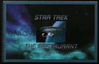 3w0532 STAR TREK Star Trek: The Restaurant proposal 1997 spiral-bound brochure with color images!