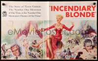 3w0660 INCENDIARY BLONDE pressbook 1945 art of super sexy showgirl Betty Hutton as Texas Guinan!