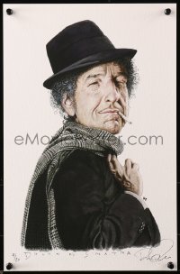 3w0548 DREW FRIEDMAN signed #4/20 limited edition 11x17 art print 2000s Bob Dylan as Frank Sinatra!