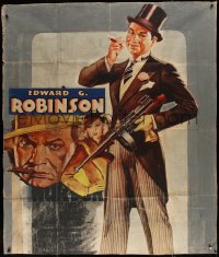 3w0589 EDWARD G. ROBINSON 28x34 local theater poster 1930s great art of him from Bullets or Ballots!
