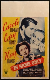 3w0787 IN NAME ONLY WC 1939 close up of beautiful Carole Lombard & Cary Grant + pretty Kay Francis!