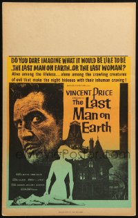 3w0798 LAST MAN ON EARTH Benton WC 1964 Vincent Price stars in Richard Matheson's I Am Legend!