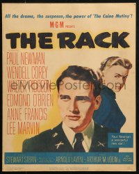 3w0825 RACK WC 1956 art of young Paul Newman & sexy Anne Francis, written by Rod Serling!
