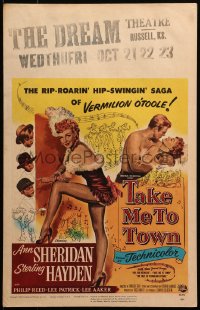 3w0851 TAKE ME TO TOWN WC 1953 sexy Ann Sheridan, Sterling Hayden, Douglas Sirk, Ross Hunter!