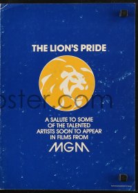 3w0624 METRO-GOLDWYN-MAYER promo brochure 1980 more stars than there are in Heaven, Lion's Pride!