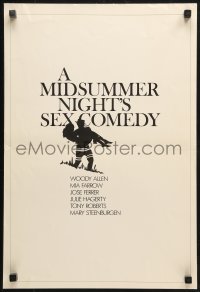 3w0625 MIDSUMMER NIGHT'S SEX COMEDY promo brochure 1982 Woody Allen, unfolds to a 15x22 poster!