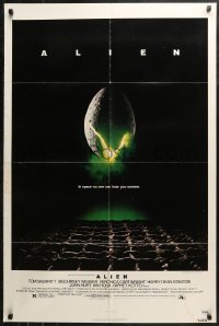 3x0640 ALIEN NSS style 1sh 1979 Ridley Scott outer space sci-fi monster classic, cool egg image!