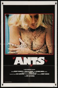 3x0651 ANTS 1sh 1978 close-up of then-unknown topless Suzanne Somers covered by deadly ants!