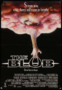 3x0248 BLOB Aust 1sh 1988 scream now while there's still room to breathe, terror has no shape!