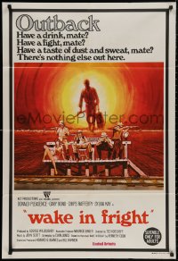 3x0299 WAKE IN FRIGHT Aust 1sh 1971 Ted Kotcheff Australian Outback creepy cult classic!