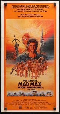 3x0465 MAD MAX BEYOND THUNDERDOME Aust daybill 1985 art of Gibson & Tina Turner by Richard Amsel!