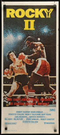 3x0510 ROCKY II Aust daybill 1979 Sylvester Stallone, Carl Weathers, boxing sequel!