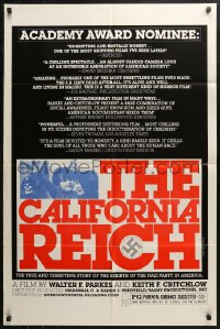 3x0703 CALIFORNIA REICH 1sh 1975 Critchlow & Parkes, the rebirth of the Nazi party in America!