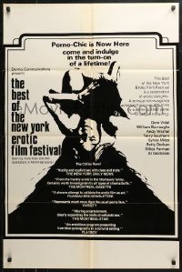 3x0610 BEST OF THE NEW YORK EROTIC FILM FESTIVAL Canadian 1sh 1974 porno-chic is now here, rare!