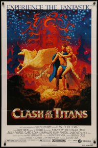 3x0727 CLASH OF THE TITANS 1sh 1981 Ray Harryhausen, great fantasy art by Greg & Tim Hildebrandt!