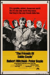 3x0850 FRIENDS OF EDDIE COYLE int'l 1sh 1973 Robert Mitchum lives in a grubby, dangerous world!