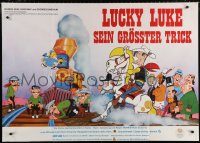 3x0081 BALLAD OF DALTON German 33x47 1978 Lucky Luke, really great Morris cartoon western art!